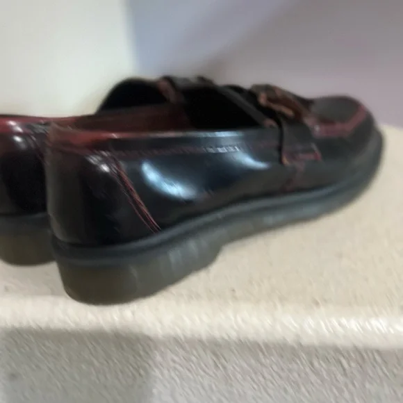 Dr. Martens Cherry distressed Red Adrian Tassel Loafers  Men’s size 11 - Picture 8 of 15